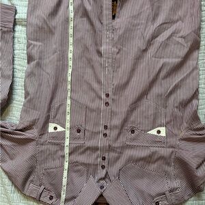 Striped Button-Up Shirt